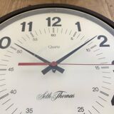 Vintage Brown Bakelite Wall Clock from Seth Thomas, 1980s