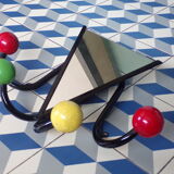 4-ball wooden holder with mirror