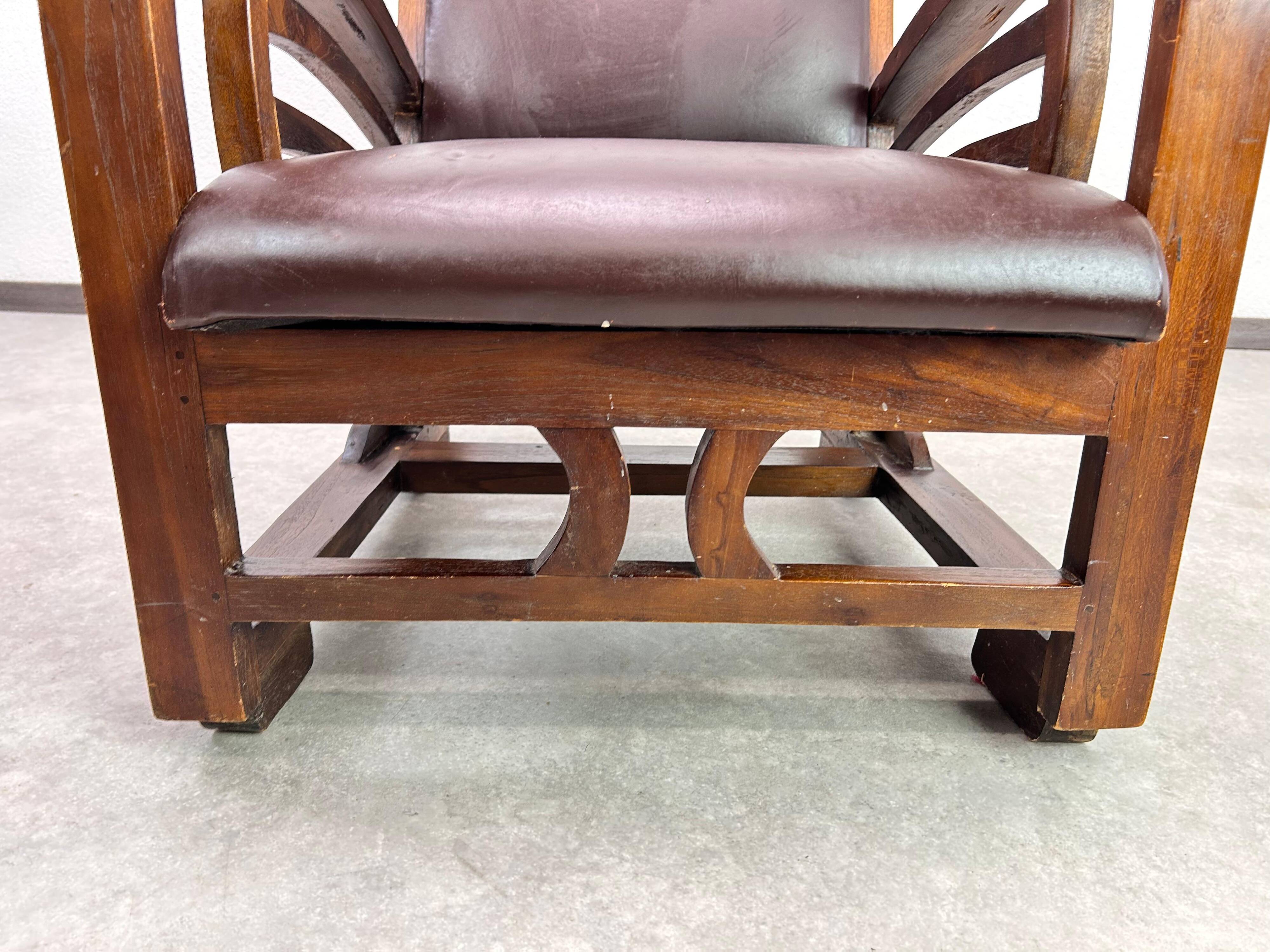 French Art Deco lounge chair