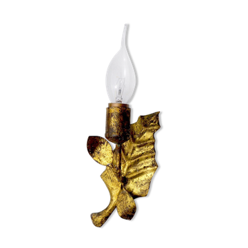 Midcentury "Feuilles" wall light Italy 1970