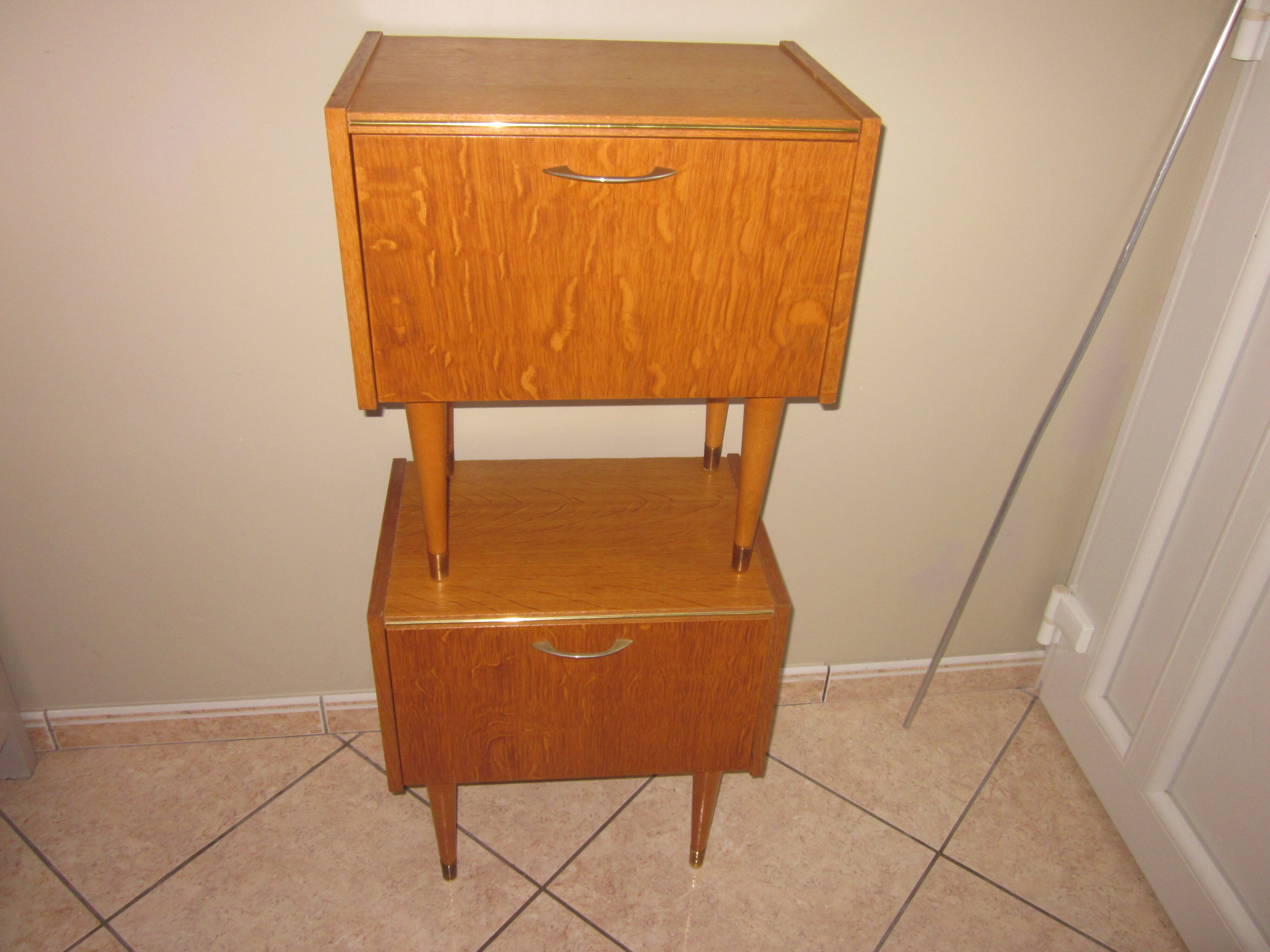 Paire de chevet vintage
