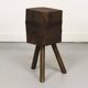 Old Wabi Sabi Primitive oak chopping block