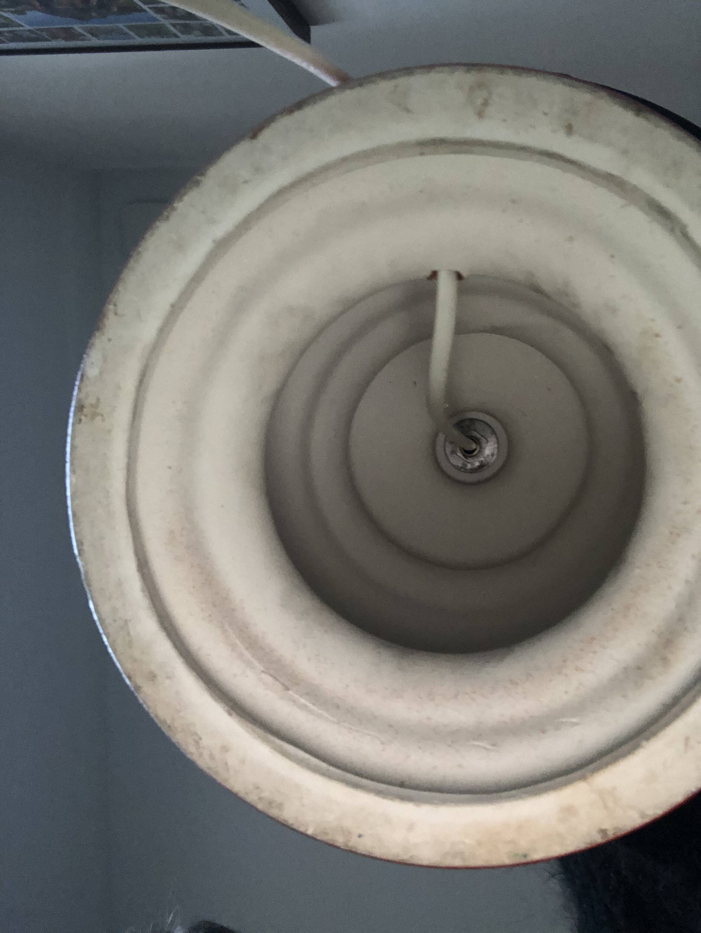 Vintage lamp base and lampshade