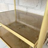 Vintage dessert stand in glass and brass