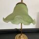 Vintage Kaelle lamp signed in brass and glass paste 70s