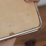 Vintage triptych barber mirror