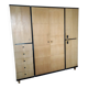 60s architect-designed wardrobe-dressing (unique piece of furniture)