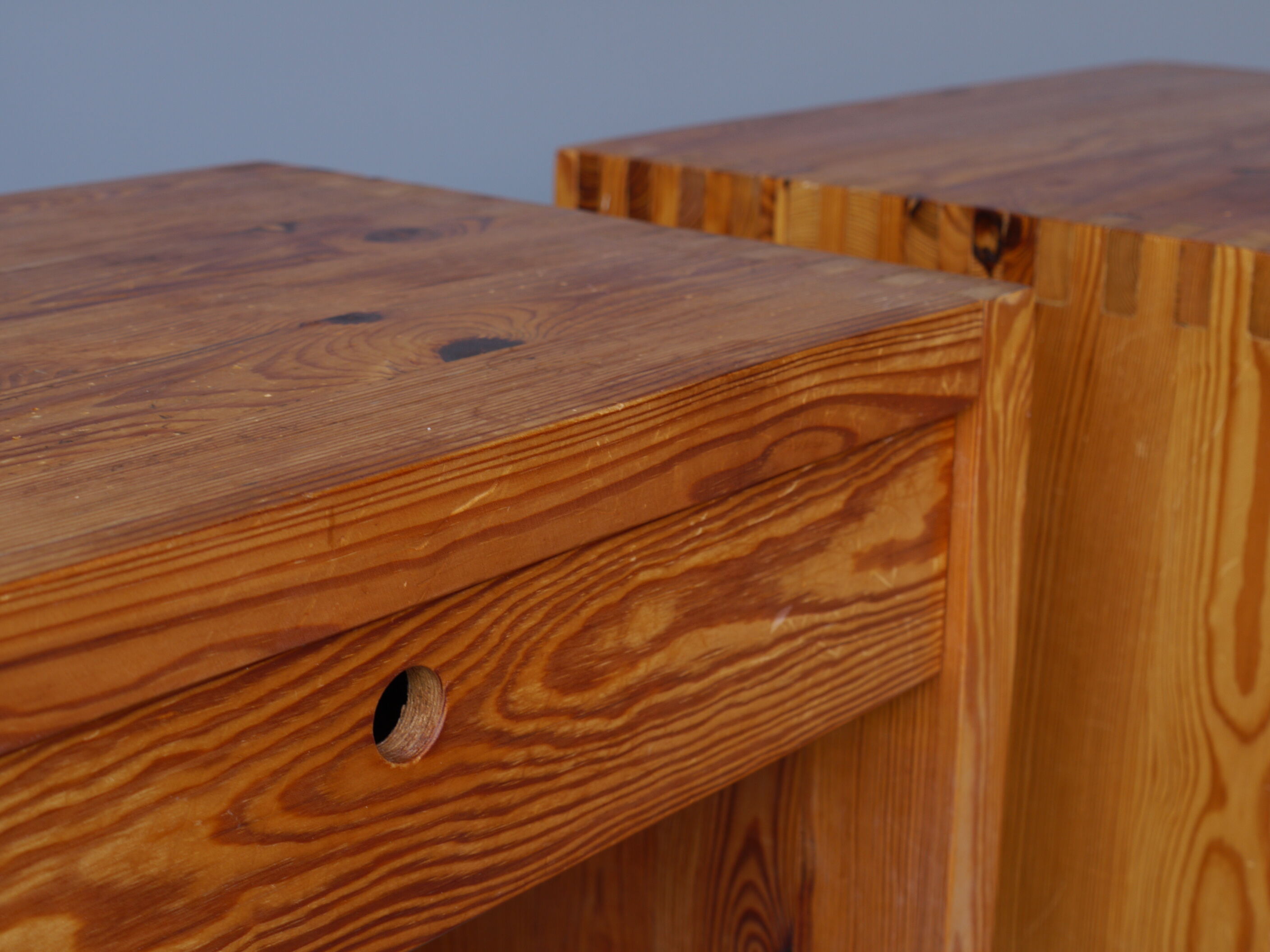 Bedside cabinets nightstands by Ate van Apeldoorn for Houtwerk Hattem