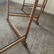 Paravent vintage des années 60 en bois et rotin