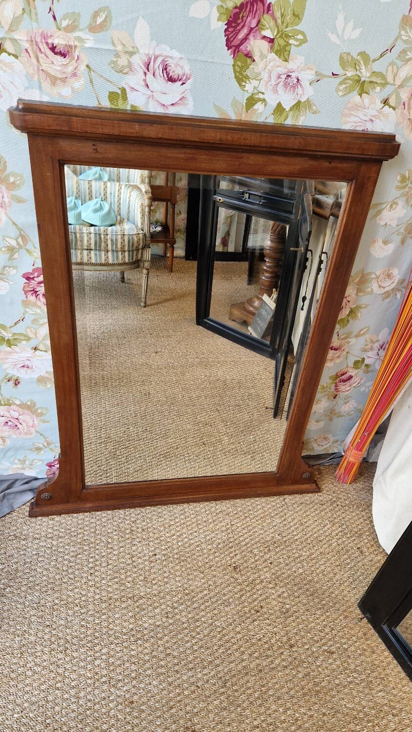 Mahogany mirror