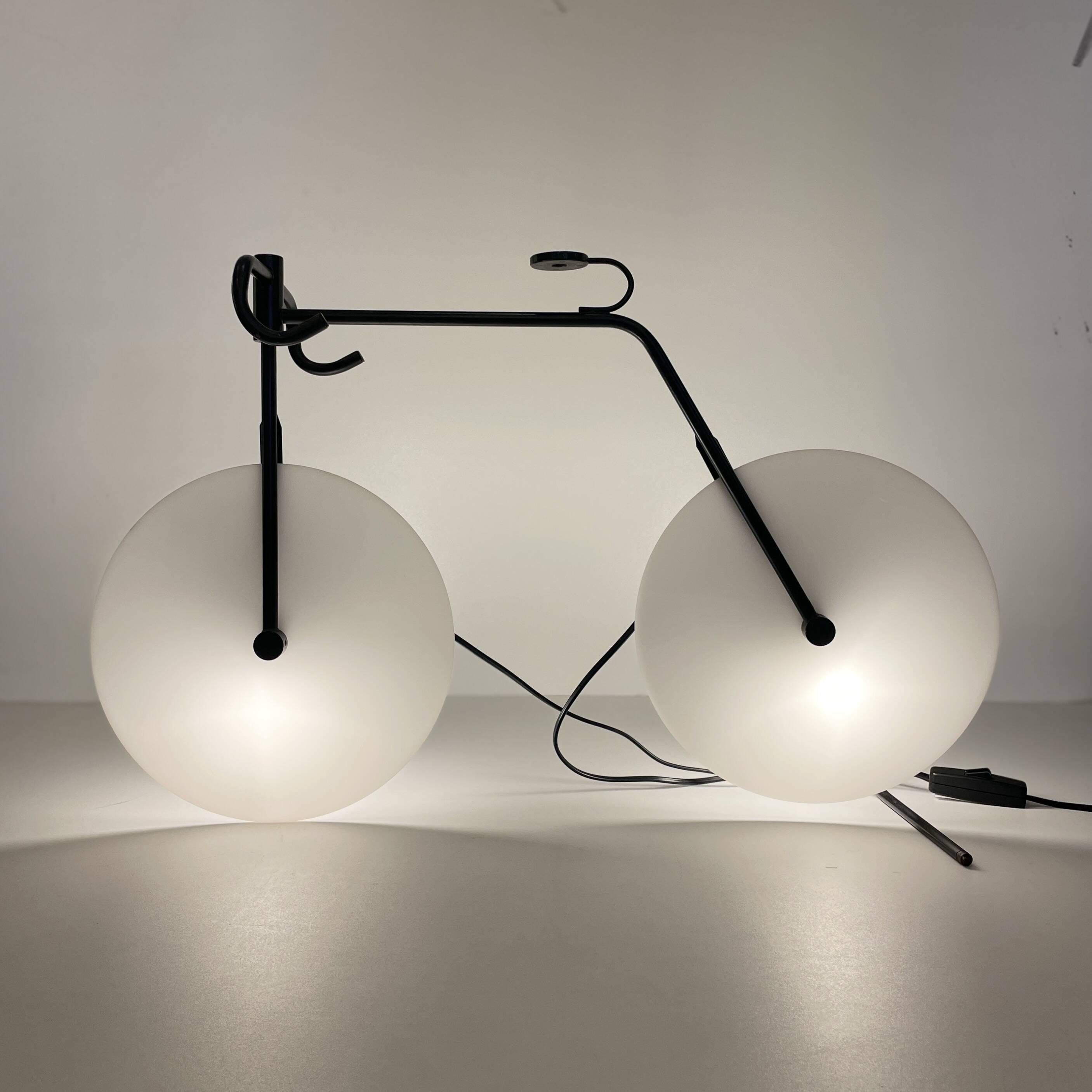 Bicycle Wall or Table Lamp by BAG Turgi from 1980'