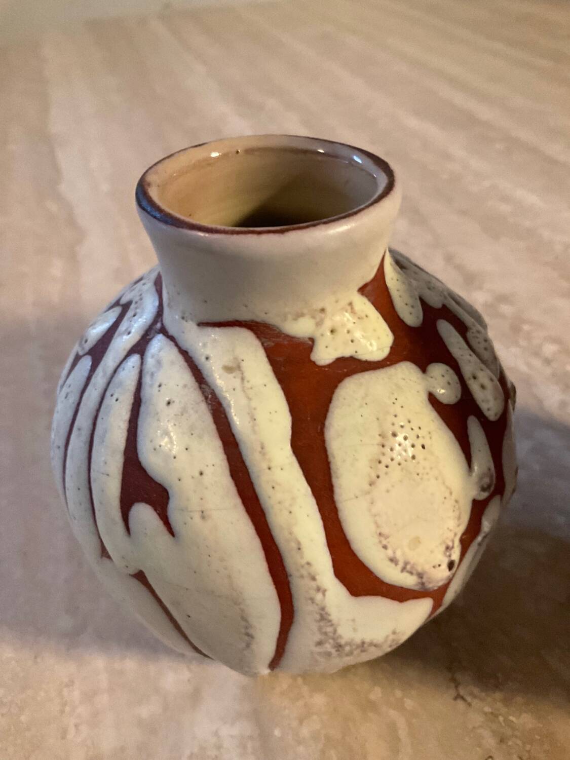 Duo de vases vintage en terre cuite