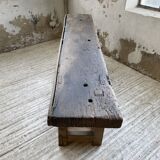 Solid oak console workbench 220cm