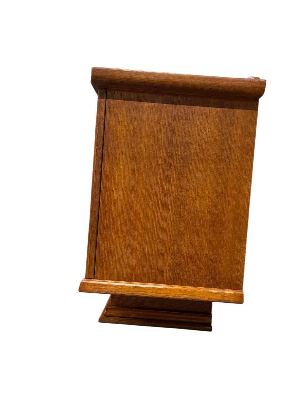 Vintage wooden sideboard in Art Deco style