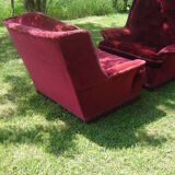 Pair of velvet chair