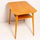 Mid-century modern coffee table, light wood, Europe, 1960s