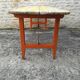Folding brewery table