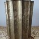 Egidio Casagrande umbrella stand in hammered brass, Italy, circa 1960.