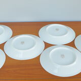 Set of 6 graphic pattern dessert plates