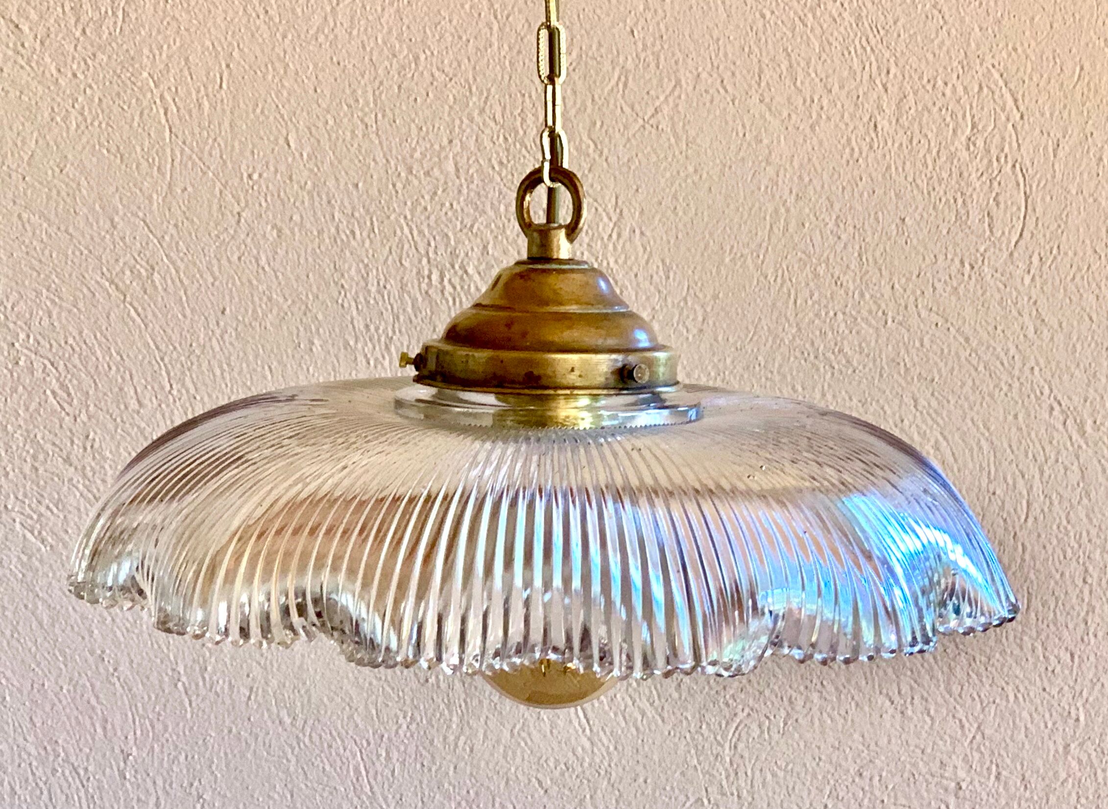 Holophane hanging lamp