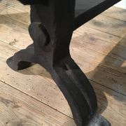 Paire de landiers en fer forgé