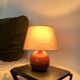 Lampe bois, câble tissu 200 cm