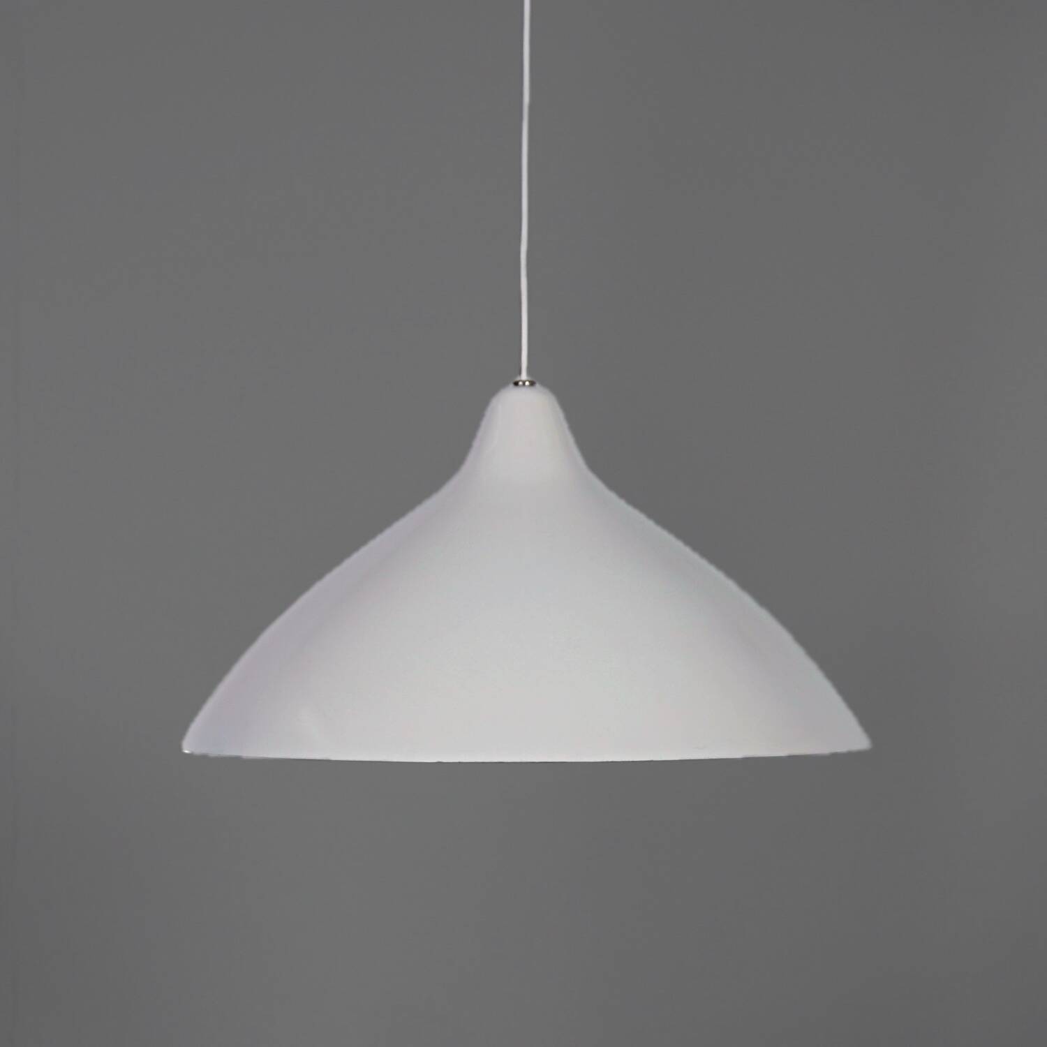 White pendant by lisa johansson – pape for orno, finland, 1950s