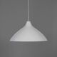 Pendentif blanc par lisa johansson – pape pour orno, finlande, années 1950