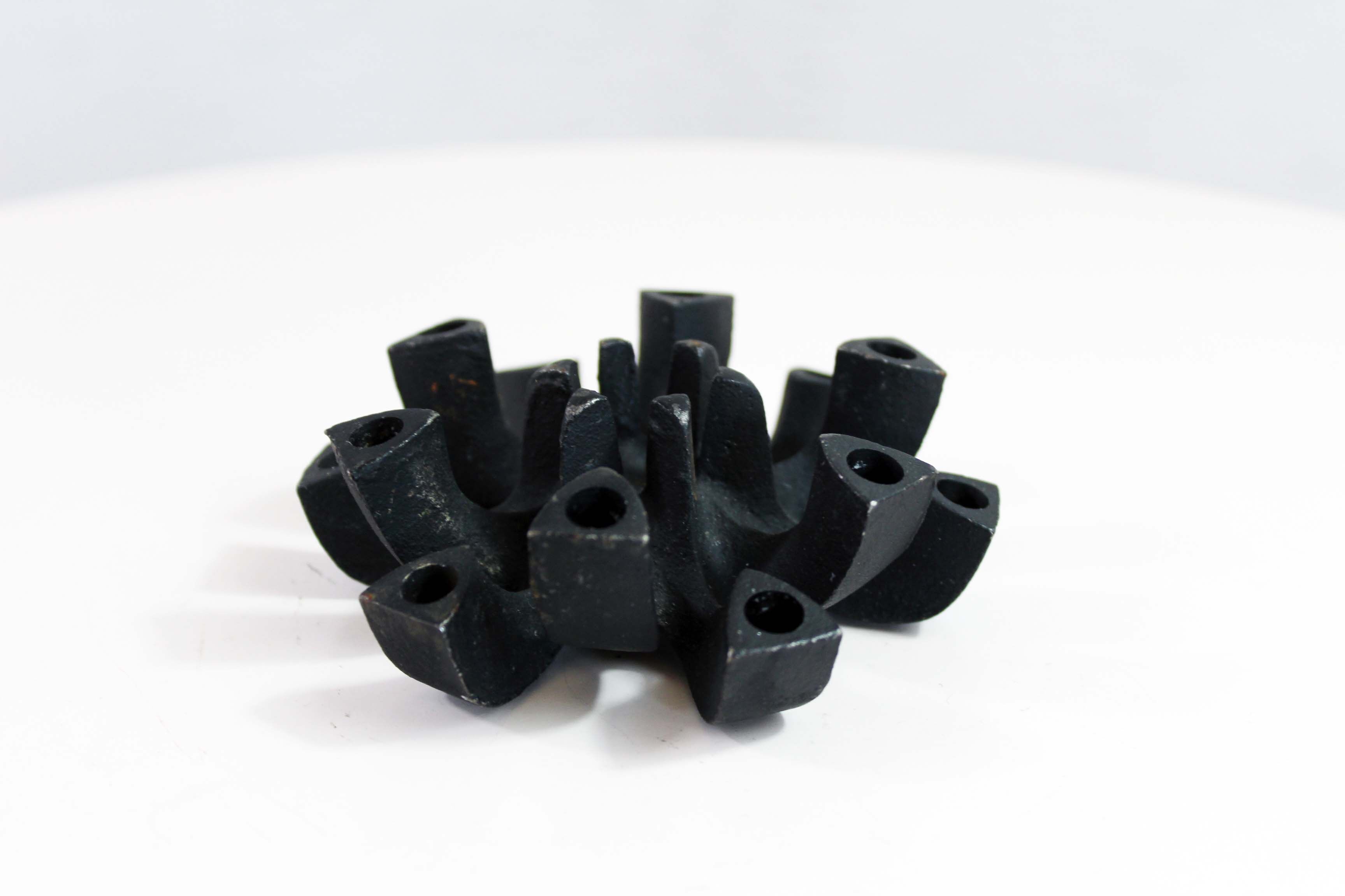 50s cast iron candlestick