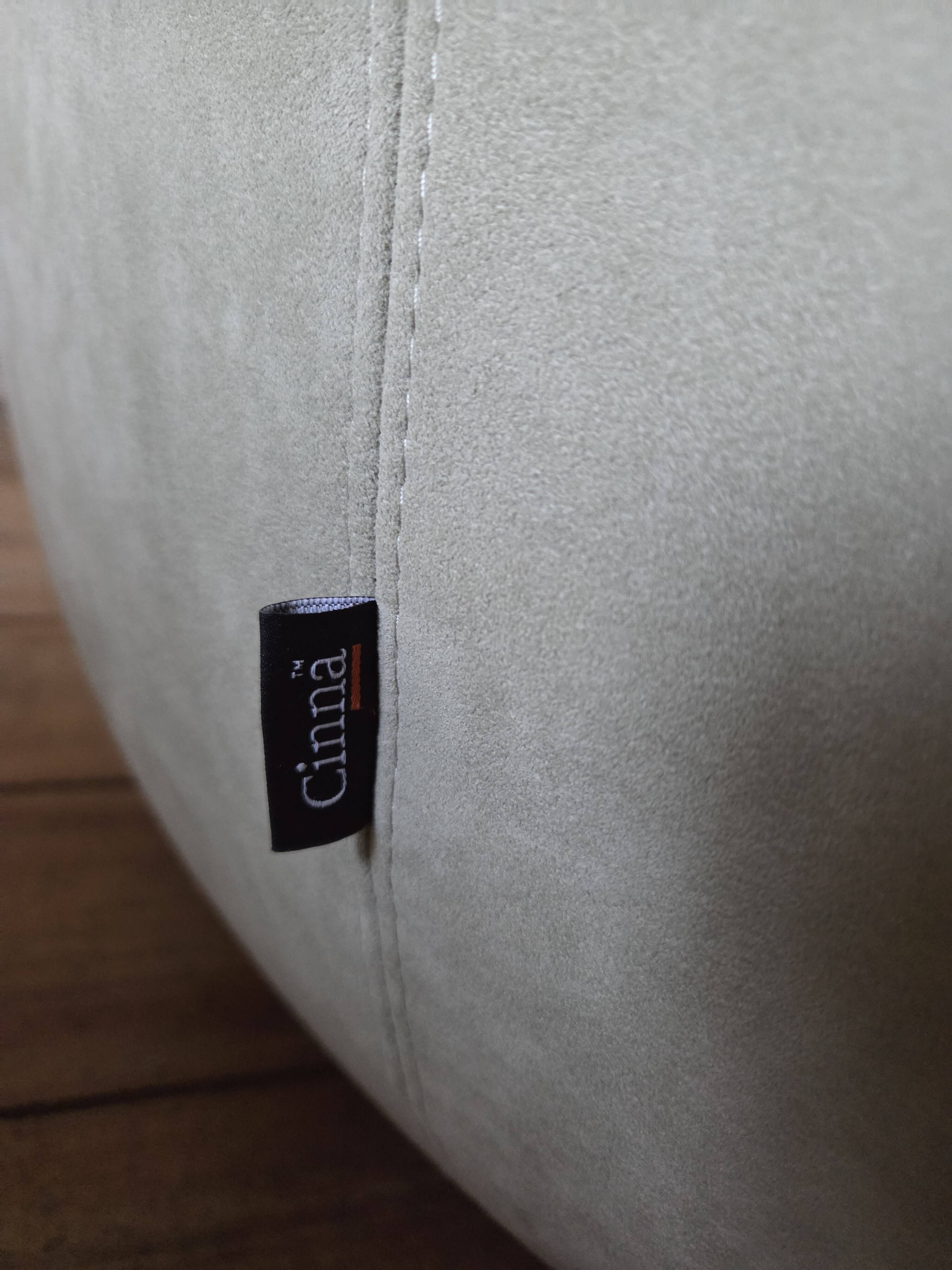 New Cinna armchair + ottoman pouf