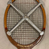 Vintage wooden tennis racket Snauwaert – International Club “Gol”