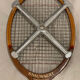 Vintage wooden tennis racket Snauwaert – International Club “Gol”