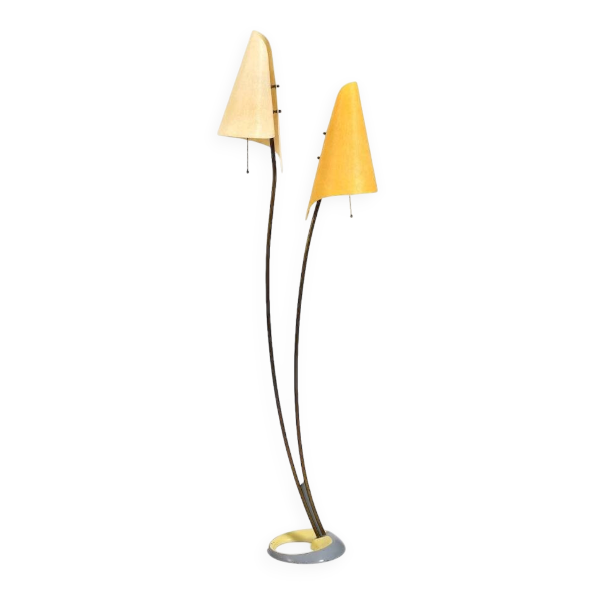 Lampadaire par Carl Auböck pour Dame & Co. Neheim années 1950
