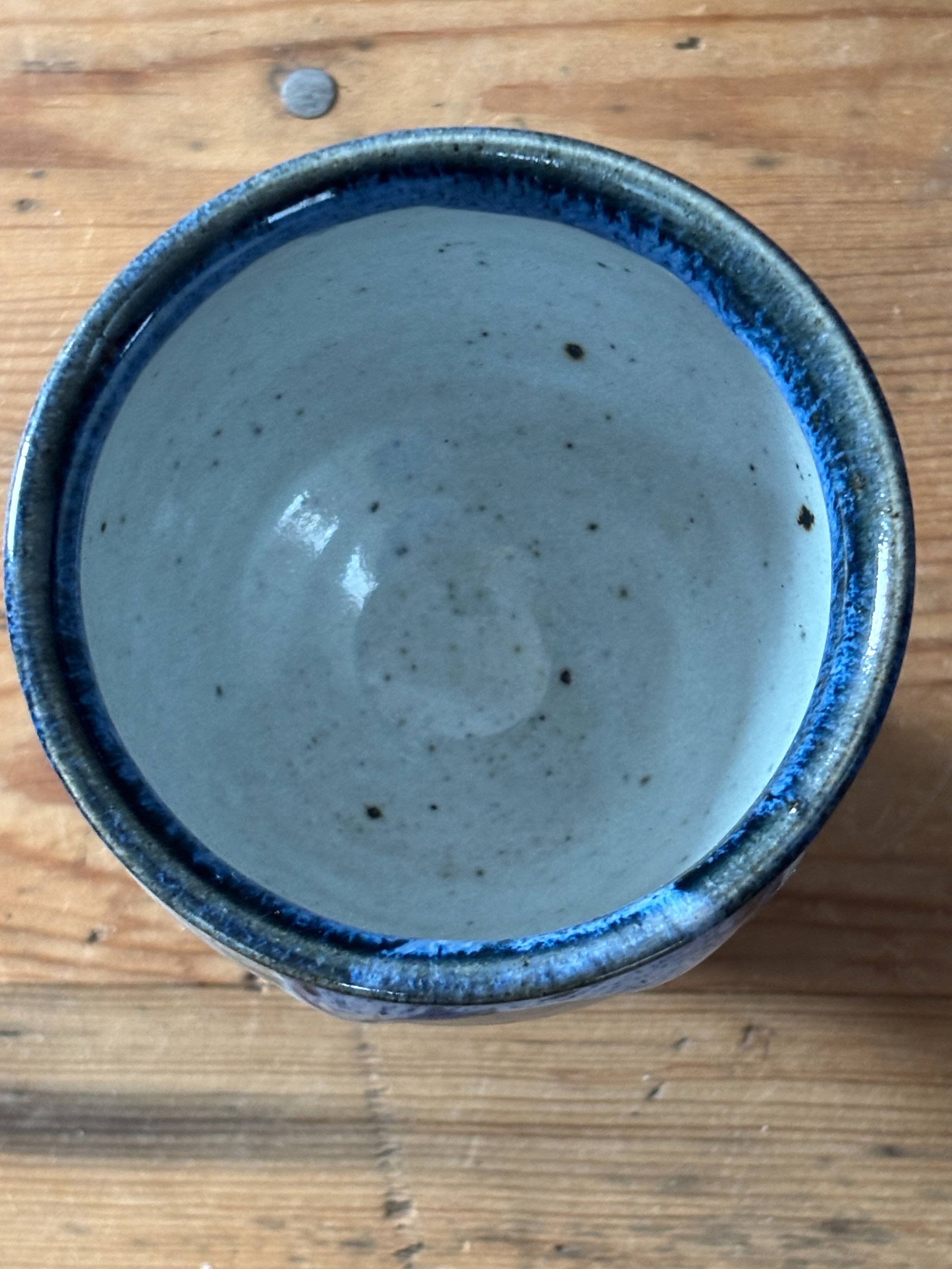 Glazed ceramic chalice