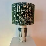 Set of 2 MCM table lamps: Unique recycled pieces made from vases by Ditmar Urbach Keramik – Czech Republic.