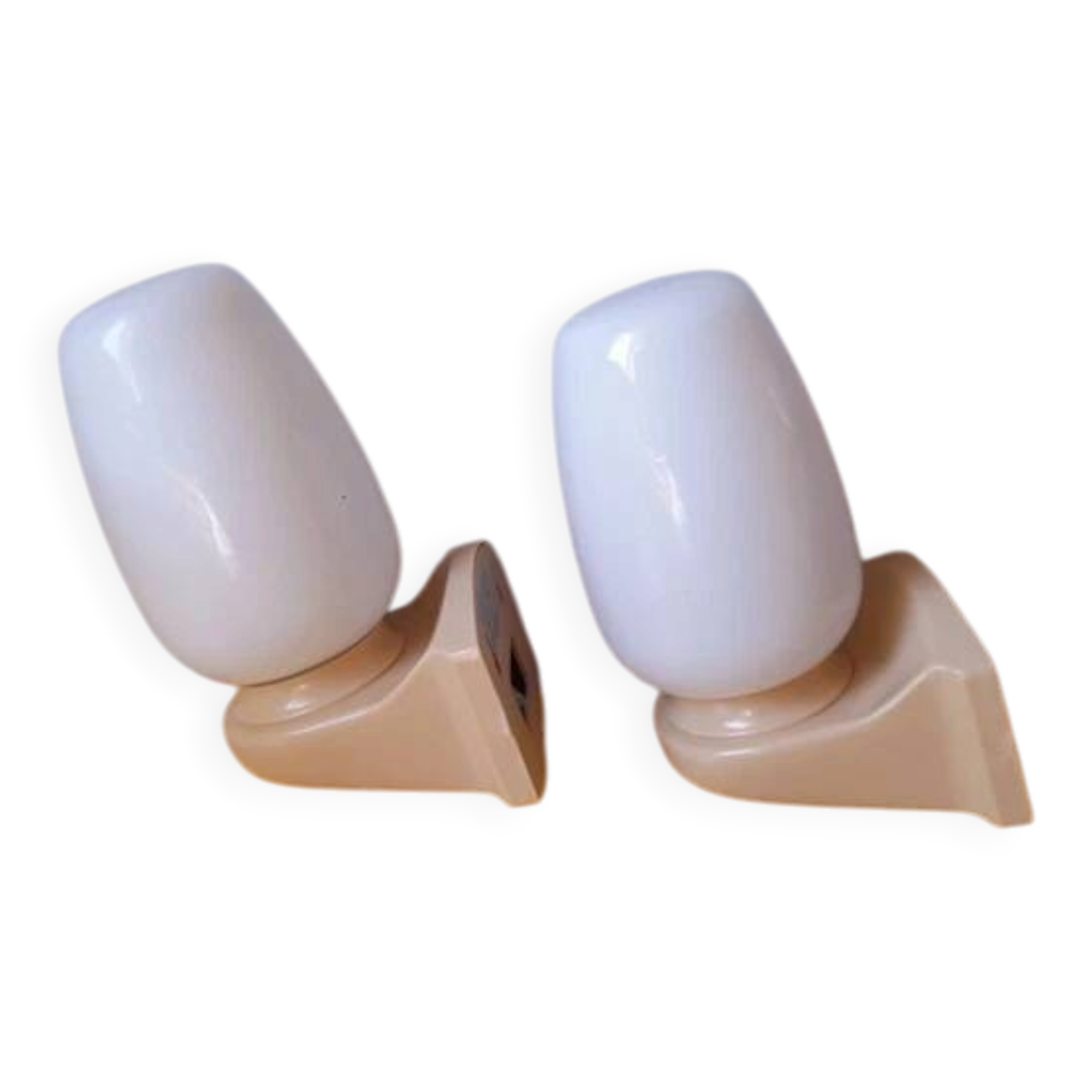 Erref wall lamp in opaline 1970