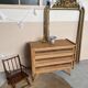 Commode Vintage Bois et Rotin