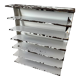 Metal wall workshop shelf