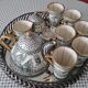 Art ceramic coffee/tea service by linda hojem (1999) - 10 pieces