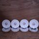 6 floral half porcelain dinner plates KIFO Amandinoise