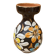 Antique glazed terracotta vase flower decor made in italy vintage