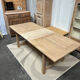 Table de ferme en chêne massif avec rallonge