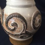 Ceramic jug or pitcher from the strehla fat lava workshops