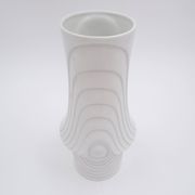 Vase en porcelaine Op Art par Royal Bavaria KPM, Allemagne, années 1970