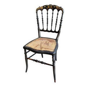 chaise Napoléon III - cannage