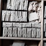 Printing cabinet 16 drawers with these lead letters