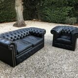 Sofa and armchair Chesterfield
