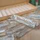 Lot de 12 porte-couteaux doubles vintage en cristal avec boîte