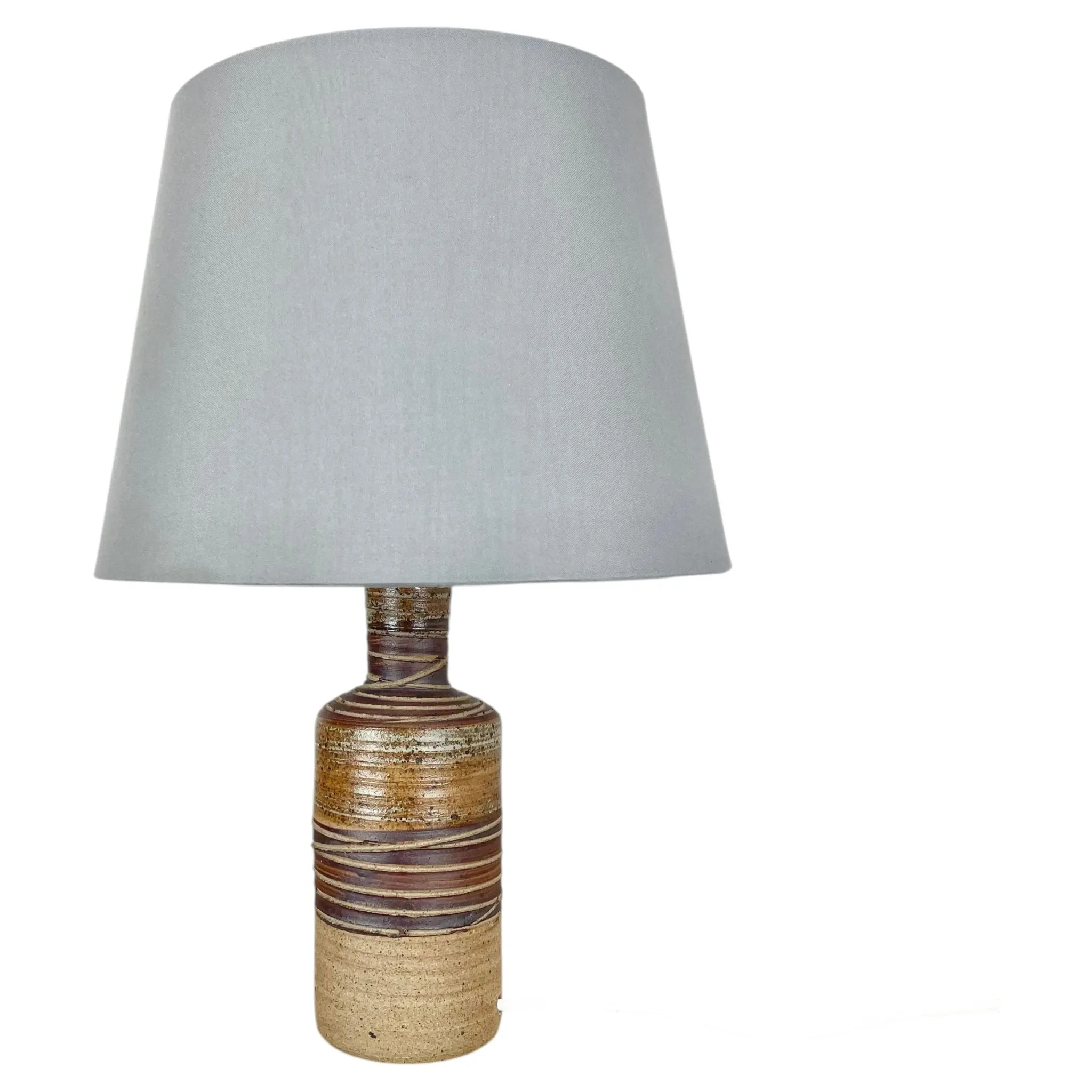 31 cm High Ceramic Table Lamp Base, 'Studio Pottery', by Tue Poulsen, Ceramic Denmark, 1970