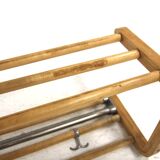 Scandinavian birch coat rack, Sweden, 1940